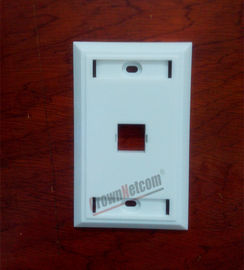 1 Port Network US Wall Plates  For RJ45 Keystone Jacks ABS Face Plate