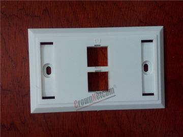 2Ports Network US Wall Plates  For RJ45 Keystone Jacks ABS Face Plate