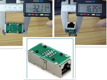 Ethernet Waterproof RJ45 Inline Couplers / Adapters For Network Extender Network Connectors