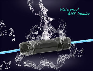 Ethernet Waterproof RJ45 Inline Couplers / Adapters For Network Extender Network Connectors