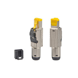 IP20 Waterproof RJ45 Shielded Cat.6A Cat8 Plug STP Field Termination Connectors -CAT8 STP Field Termination Plugs