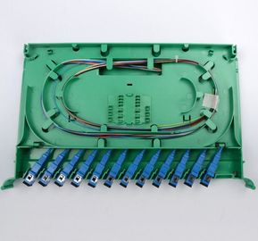 Telecom Standard SC 12Cores ODF With Adapters and Pigtails 19 Inch 12 Core Optic Fiber Patch Panels