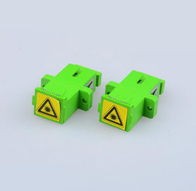 Optical Fiber SM Simplex SC-APC Couplers With Anti-dust Cover/Caps Singlemode SC-SC Adapter Female SC Optic Fiber Flange