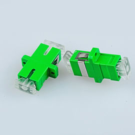 Optical Fiber SM Simplex SC-APC Couplers With Crystal Anti-dust Cover Singlemode SC-SC Adapter Female SC Optic Fiber Fl