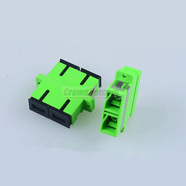 Telecom Class Professional SM Duplex SC/APC Optical Fiber Couplers Singlemode SC-SC Adapter Female SC Optic Fiber Flange