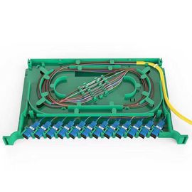 19 Inch Rack Mounted Fiber Distribution Unit SC FC LC ST ODF 96 Core fiber optic cable patch panel