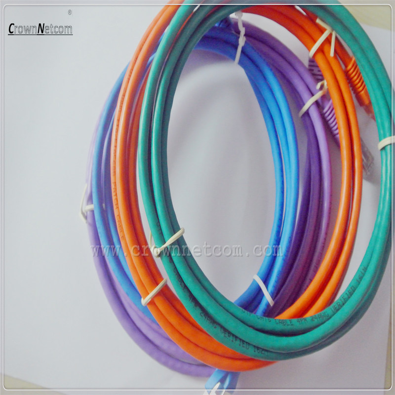 8 Colors Cat6 RJ45 Patch Cables UTP 26AWG Stranded Copper Category 6