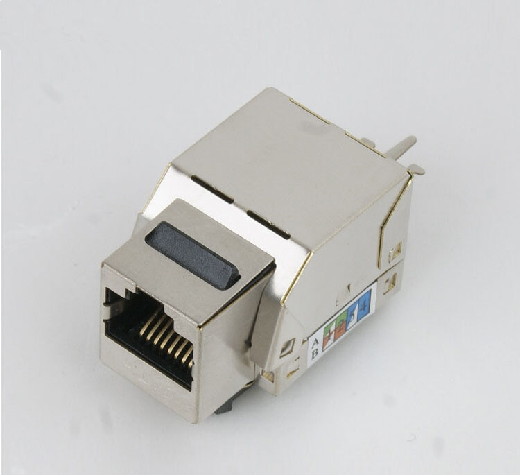 Network RJ45 Shielded Cat5e Keystone Jacks FlukeApproval Category 5e