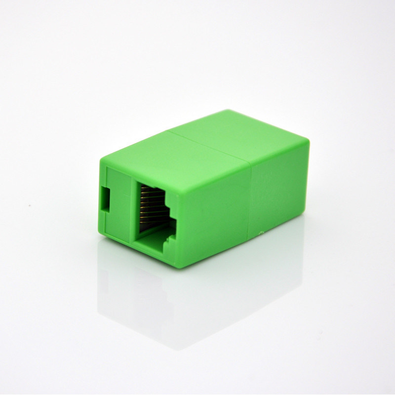 4 Colors RJ45 Cable Extender 8P8C Network RJ45 Couplers/Adapters For ...