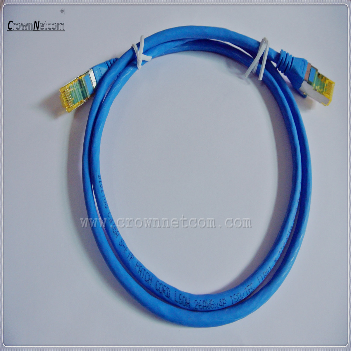 CAT6A SSTP PATCH CORD RJ45 SHIELDED 26AWG PATCH CABLE WITH DIFFERENT COLORS