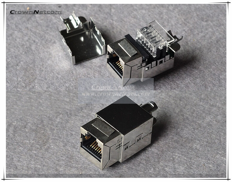 keystone jack cat5e shieldedd RJ45 jack network modular good quality modular