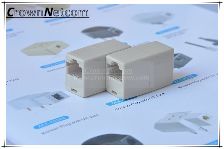 RJ45 inline couplers 8P8C utp ethernet cable modular connector inline modular adapter