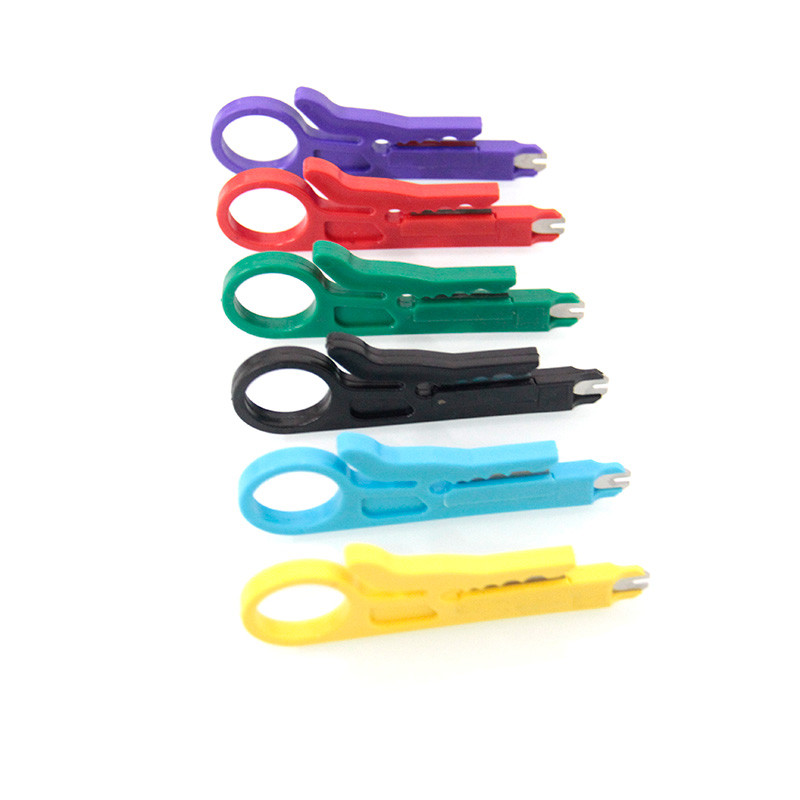 6 Colors Mini Cable strippers Colorful Mini Lan Cable Strippers