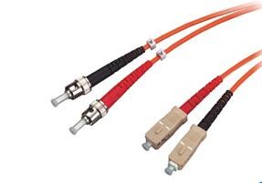 Fiber Optical Patch Cord ST/PC-SC/PC MM 50/125 Duplex Patch Cord