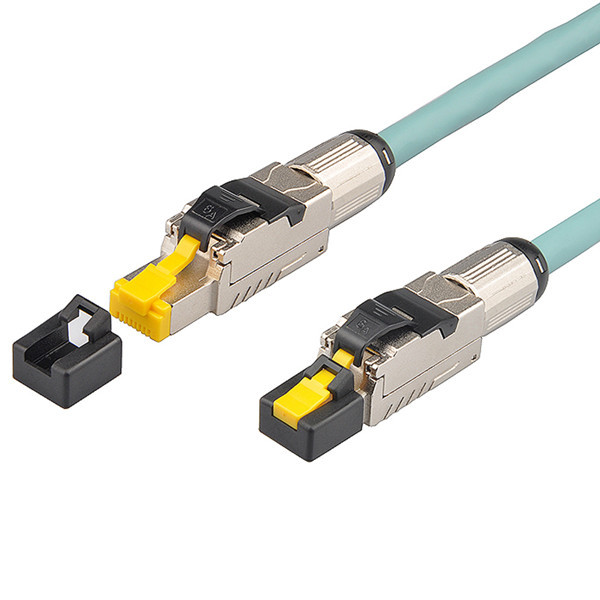 IP20 Waterproof RJ45 Shielded Cat.6A Cat8 Plug STP Field Termination Connectors -CAT8 STP Field Termination Plugs