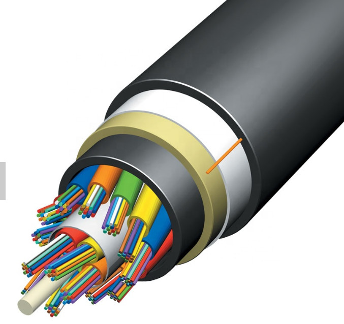 Cable de Fibra Optica ADSS 6/12/24 Hilos Monomodo G652d 120m Span